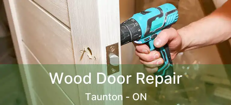  Wood Door Repair Taunton - ON