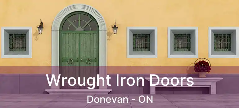  Wrought Iron Doors Donevan - ON