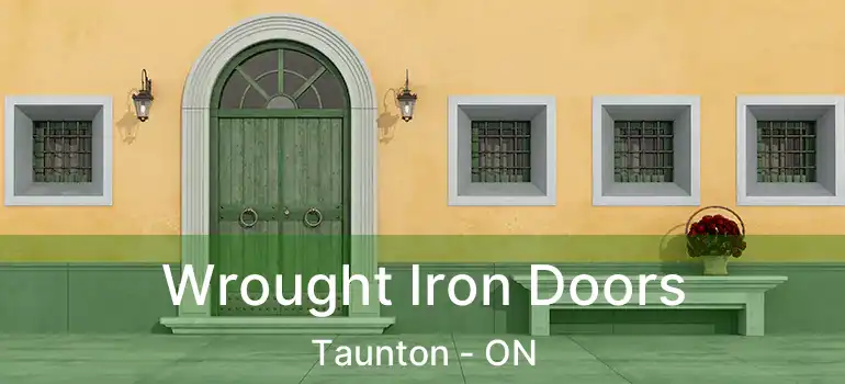  Wrought Iron Doors Taunton - ON